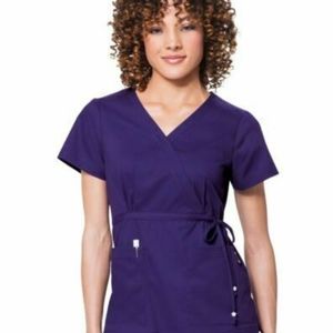 Grape Koi Lindsey scrub top